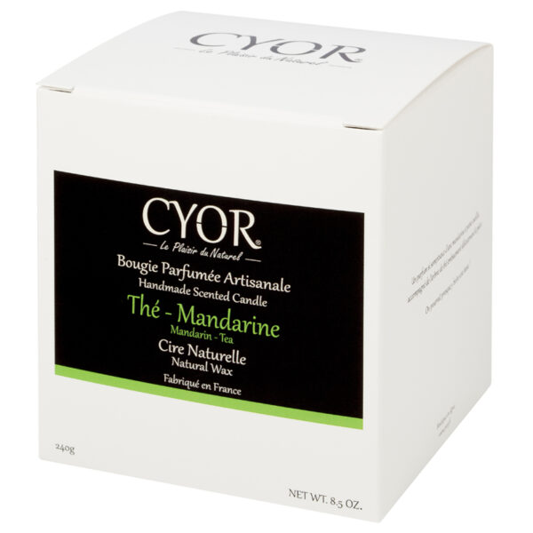 Boite Bougie Parfumee Naturelle artisanale The Mandarine CYOR