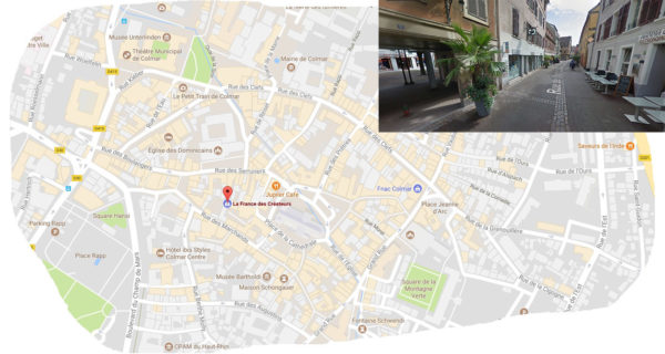 Plan boutique colmar