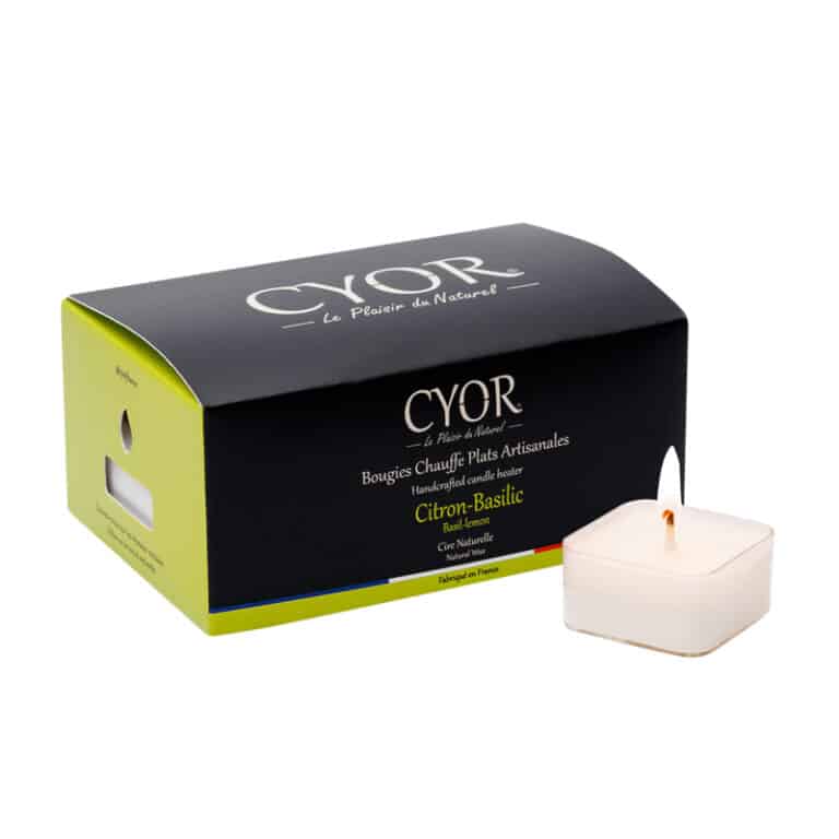 Bougie Chauffe plats Citron Basilic