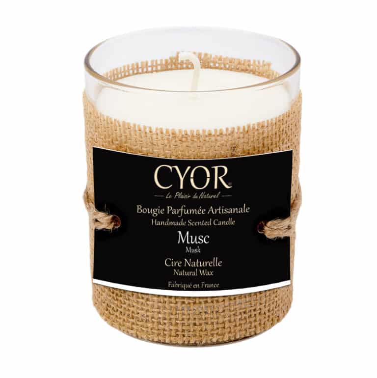 bougie parfumee vegetale musc