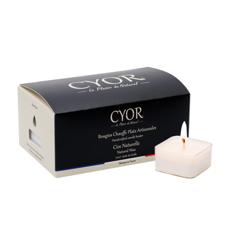 bougie Chauffe plats Cire naturelle