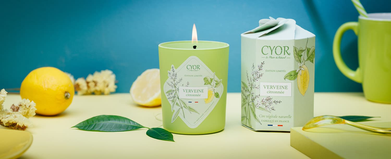 BOUGIE EDITION LIMITEE VERVEINE CITRONNEE