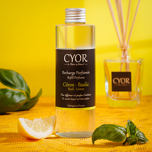 recharge de parfum citron basilic