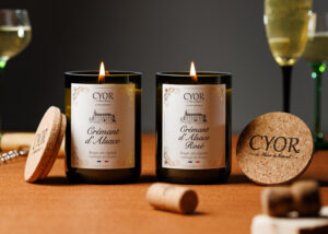 bougie artisanale crémant alsace