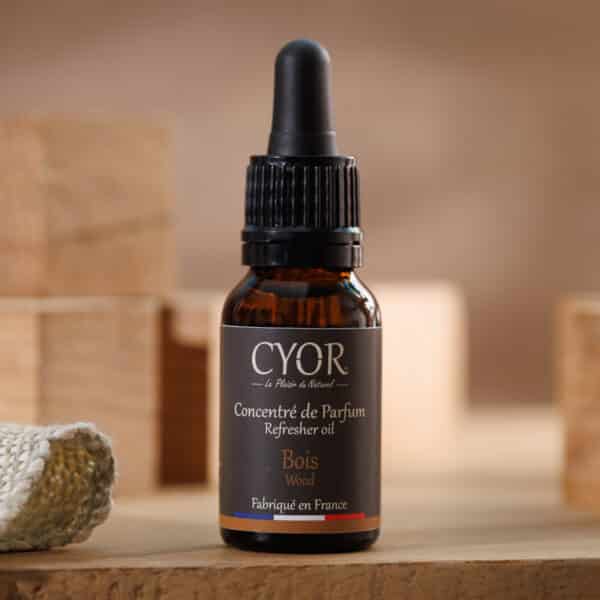 concentré de parfum bois pour diffuseur électrique ou diffuseur voiture 15ml