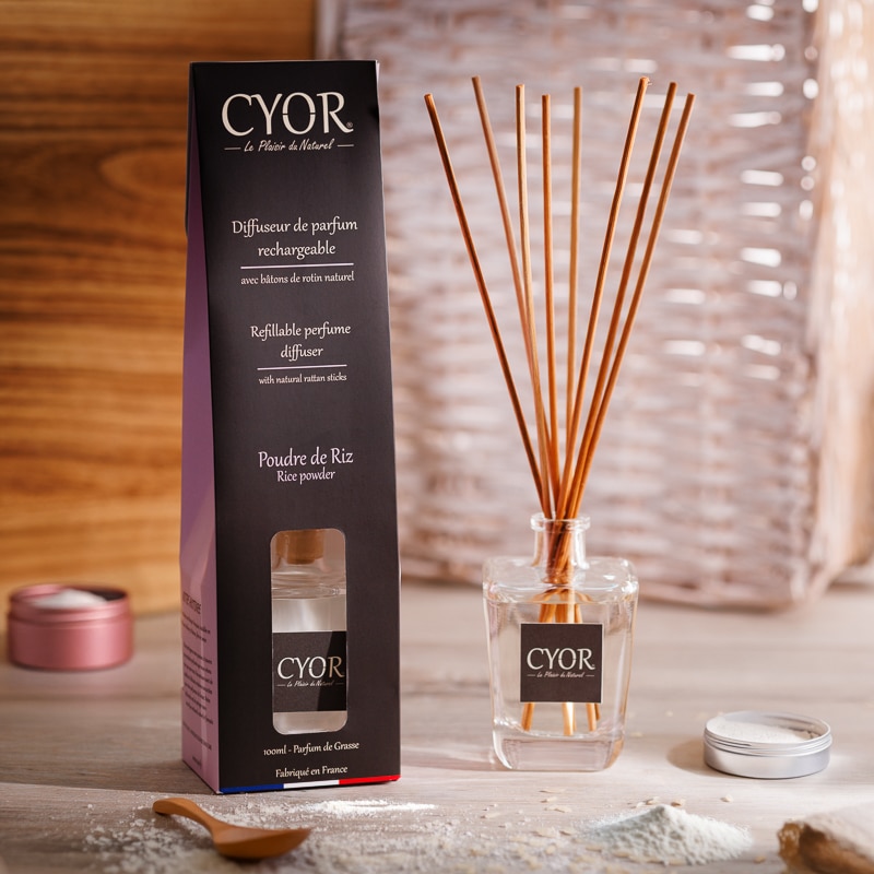 diffuseur de parfum poudre de riz