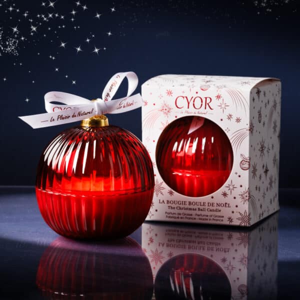 Bougie boule de Noel